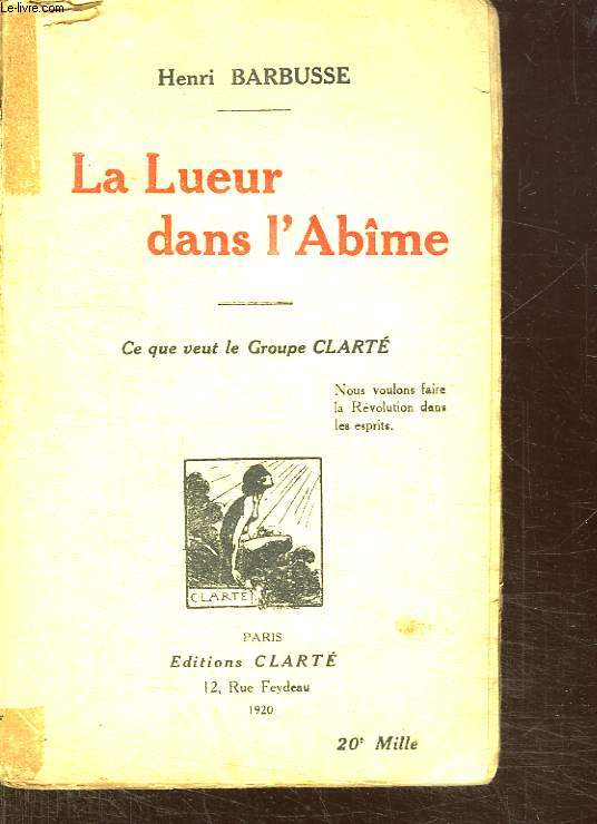 LA LUEUR DANS L ABIME.