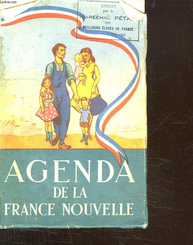 AGENDA DE LA FRANCE NOUVELLE. 1941