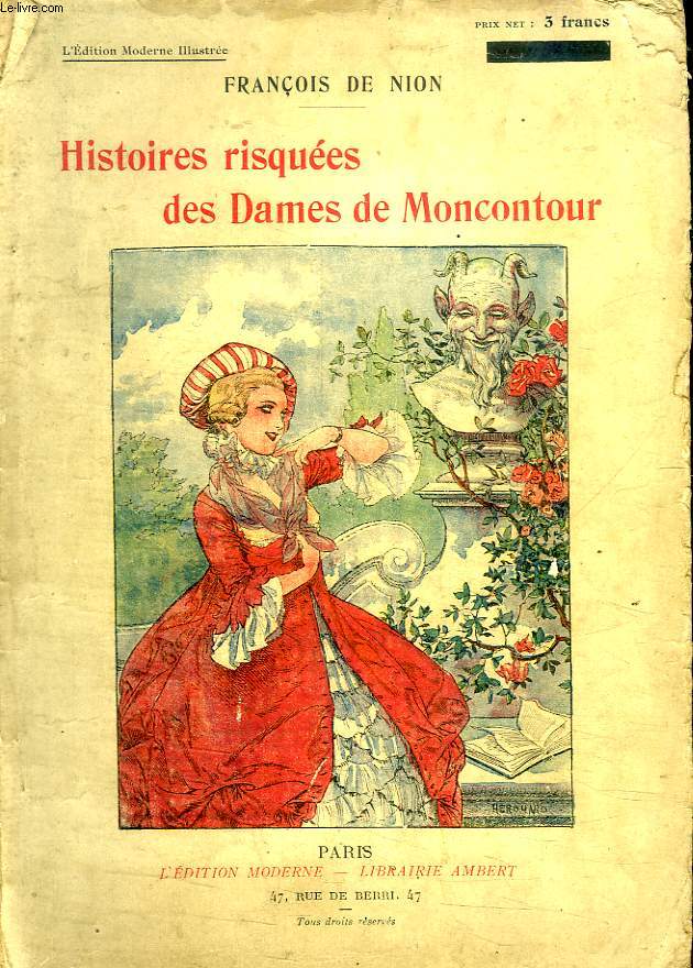 HISTOIRES RISQUEES DES DAMES DE MONCONTOUR.