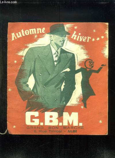 CATALOGUE GRAND BON MARCHE. AUTOMNE HIVER.