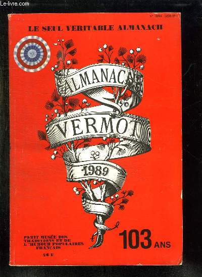 ALMANACH VERMOT 1989.