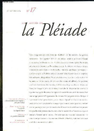 LA LETTRE DE LA PLEIADE N 17 JANVIER - MARS 2004.