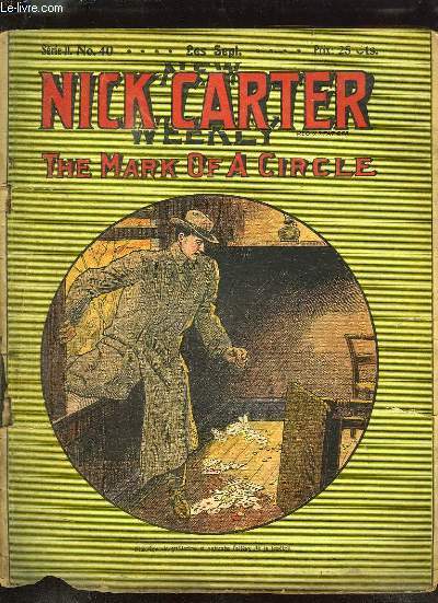 NICK CARTER SERIE II N 40 THE MARK OF A CIRCLE. TEXTE EN FRANCAIS.