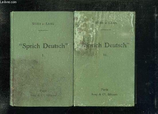 3 TOMES. SPRICH DEUTSCH. GESPRACHS UND LESESTOFFE.