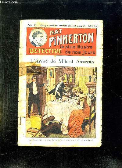 NAT PINKERTON N 43 L ARME DU MILORD ASSASSIN.