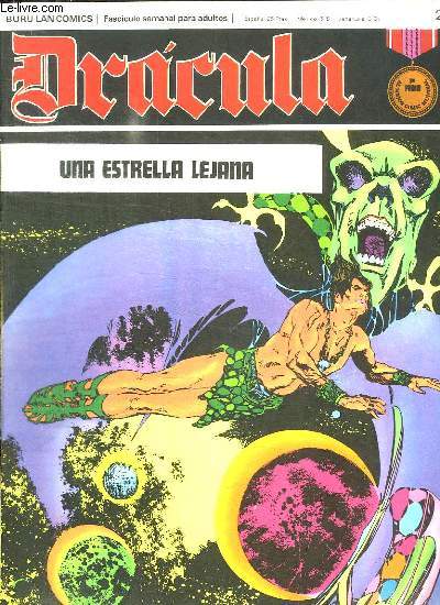 DRACULA N 22. UNE ESTRELLA LEJANA. TEXTE EN ESPAGNOL. BANDE DESSINEE POUR ADULTES.