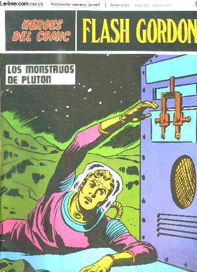 FLASH GORDON N 93. LOS MONSTRUOS DE PLUTON. TEXTE EN ESPAGNOL.