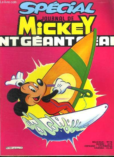 SPECIAL JOURNAL DE MICKEY N 1511 BIS.