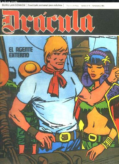 DRACULA N 25. EL AGENTE ASTERNNO. TEXTE EN ESPAGNOL. BANDE DESSINEE POUR ADULTES.