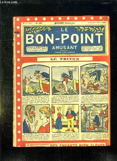 LE BON POINT N 405 DU 2 SEPTEMBRE 1920. LE TRITON.
