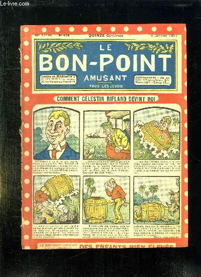 LE BON POINT N° 423 DU 6 JANVIER 1921. - COLLECTIF. - 1921 - Afbeelding 1 van 1