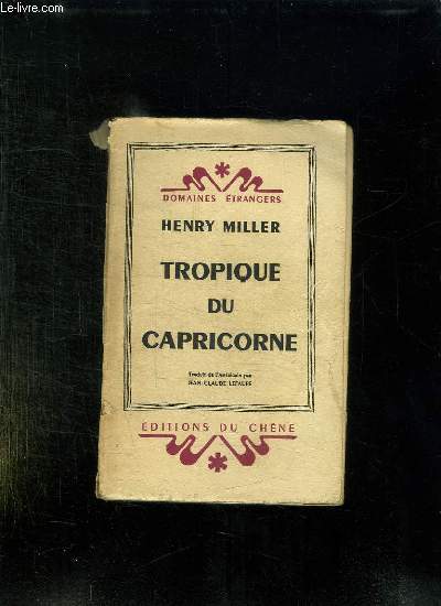 TROPIQUE DU CAPRICORNE.