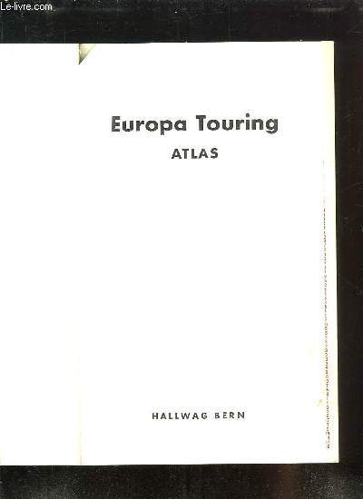 EUROPA TOURING ATLAS.