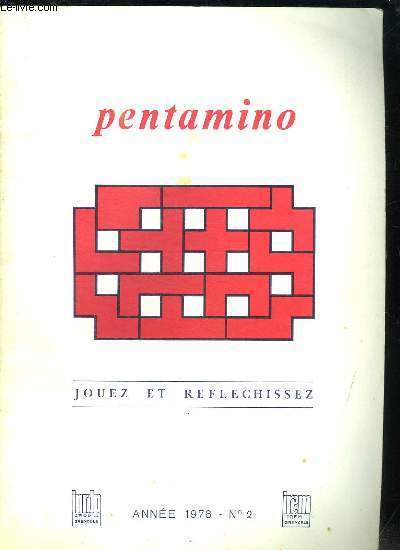 PENTAMINO N 2. JOUEZ ET REFLECHISSEZ.