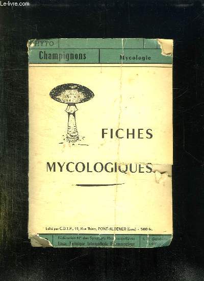 FICHES MYCOLOGIQUES.