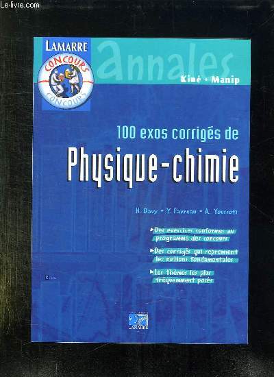 100 EXOS CORRIGES DE PHYSIQUE CHIMIE.
