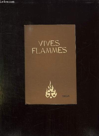 VIVES FLAMMES N 4 JUILLET AOUT 1965. LAICS DANS L EGLISE.