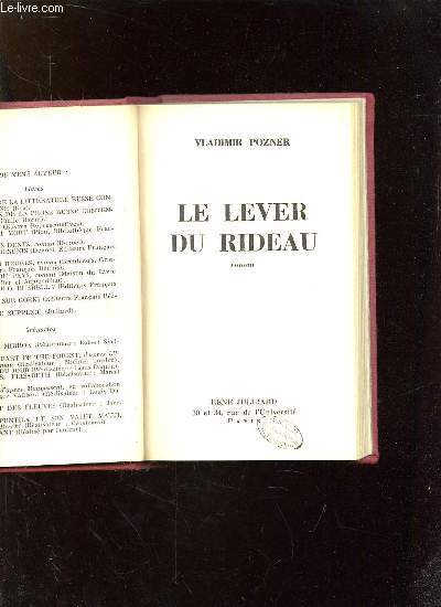 LE LEVER DU RIDEAU.