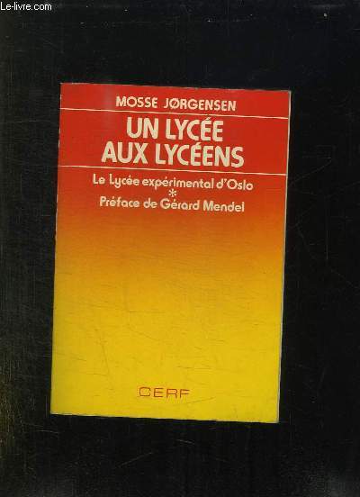 UN LYCEE AUX LYCEENS.