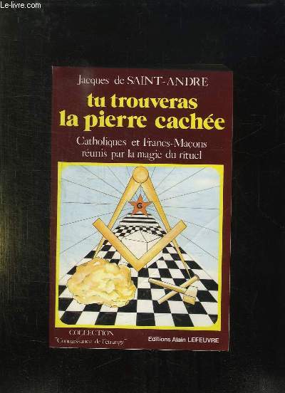 TU TROUVERAS LA PIERRE CACHEE. CATHOLIQUES ET FRANCS MACONS REUNIS PAR LA MAGIE DU RITUEL.