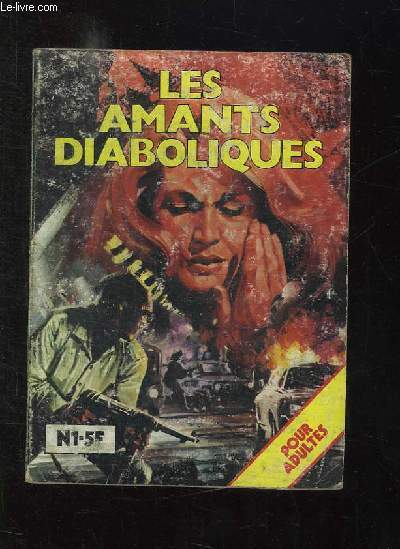 LOSANGE NOIR N 1. LES AMANTS DIABOLIQUES. BANDE DESSINEE POUR ADULTES.