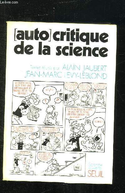 AUTO CRITIQUE DE LA SCIENCE.