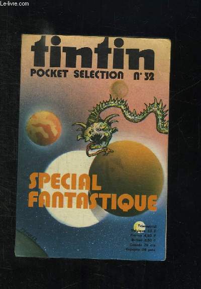 TINTIN POCKET SELECTION N 32. SPECIAL FANTASTIQUE.
