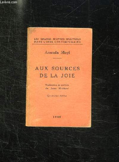 AUX SOURCES DE LA JOIE.
