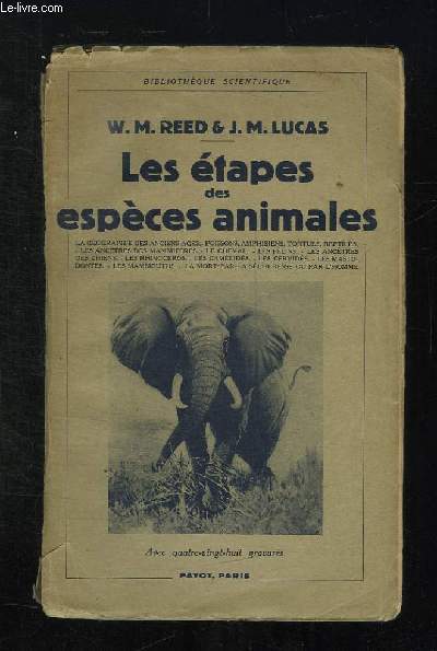 LES ETAPES DES ESPECES ANIMALES.