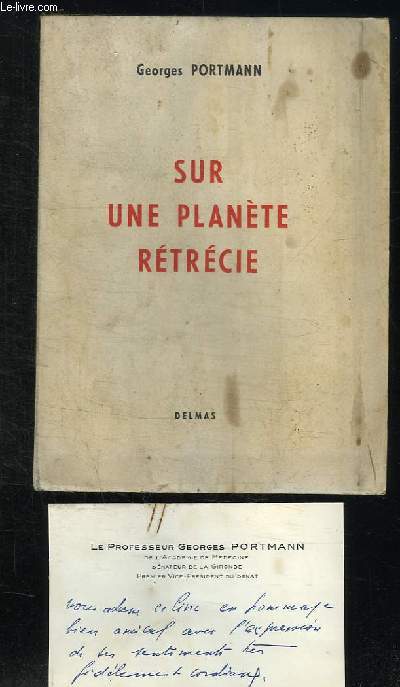 SUR UNE PLANETE RETRECIE.