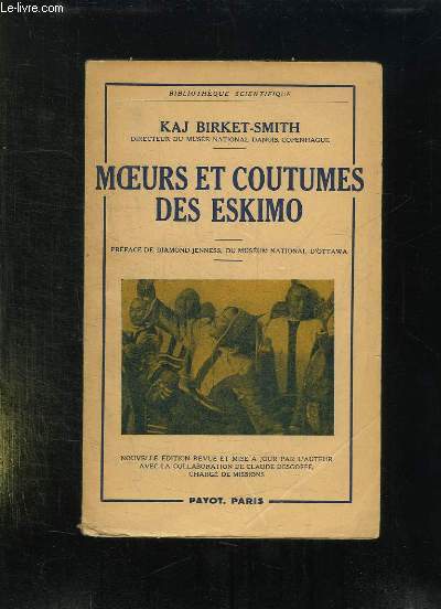 MOEURS ET COUTUMES DES ESKIMO.