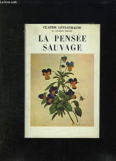 LA PENSEE SAUVAGE. LEVI STRAUSS CLAUDE. | Achat livres - Ref R150174490 -