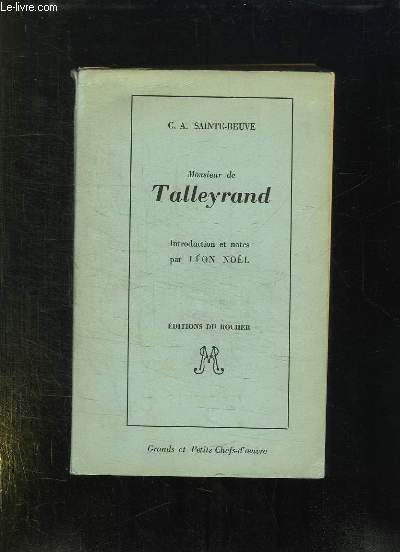 MONSIEUR DE TALLEYRAND.