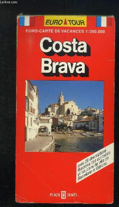 EURO CARTE DE VACANCES 1/200000 COSTA BRAVA.