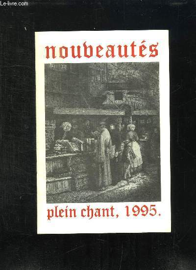 CATALOGUE DE NOUVEAUTES 1995.