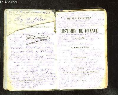 HISTOIRE DE FRANCE COURS ELEMENTAIRE. 6em EDITION.