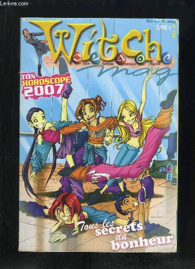 WITCH N 139. SOMMAIRE: BD, DESSINS, TEST, SANTE, STARS, JEUX...