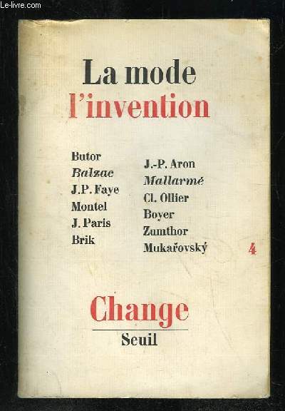LA MODE L INVENTION .