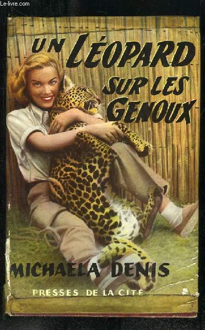 UN LEOPARD SUR LES GENOUX.