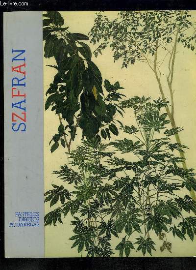 SZAFRAN DIBUJOS PASTELES ACUARELAS. 16 DICIEMBRE 1988 / 20 DE ENERO 1989. TEXTE EN ESPAGNOL