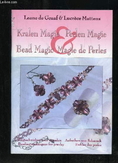 MAGIE DE PERLES. ENFILER DES PERLES. - MATTENS LUCRECE ET DE GRAAF LEANE. - 0 - Afbeelding 1 van 1