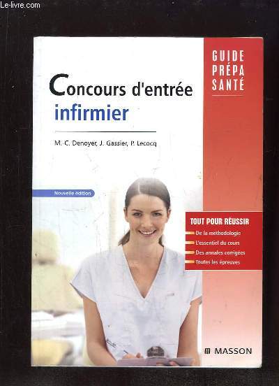 CONCOURS D ENTREEE INFIRMIER.