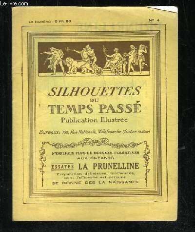 SILHOUETTES DU TEMPS PASSE N 4. MARIE MANCINI 1640 - 1715.