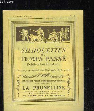 SILHOUETTES DU TEMPS PASSE N 8. MADAME DE CUSTINE 1770 - 1826.