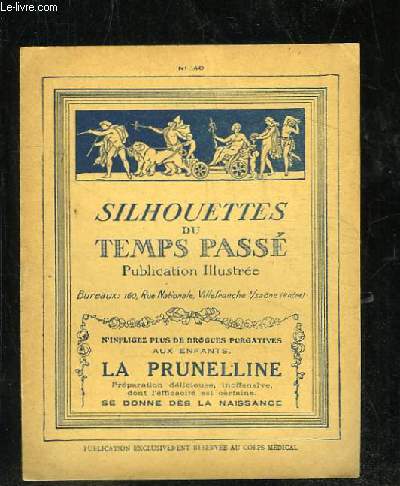 SILHOUETTES DU TEMPS PASSE N 40. GIACOMO CASANOVA.