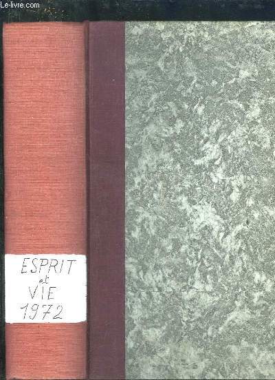 ESPRIT ET VIE L AMI DU CLERGE. TOME 90 em JANVIER A DECEMBRE 1972.
