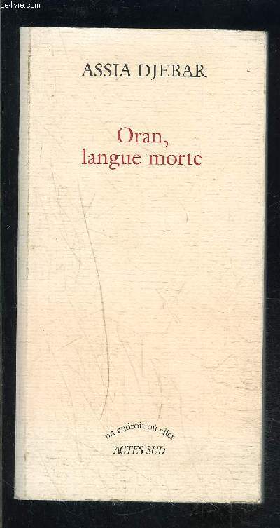 ORAN LANGUE MORTE