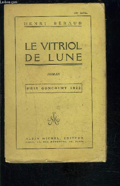 LE VITRIOL DE LUNE