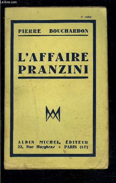 L AFFAIRE PRANZINI