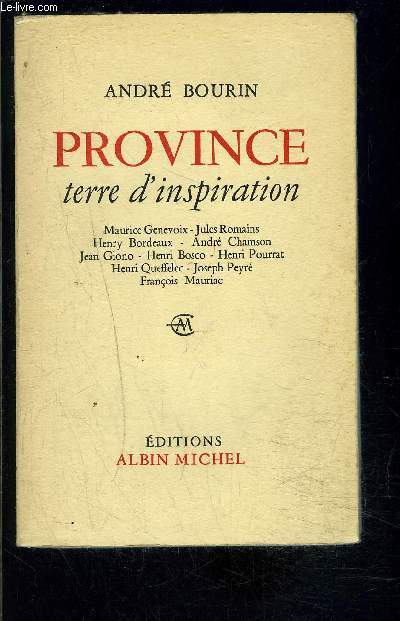 PROVINCE TERRE D INSPIRATION